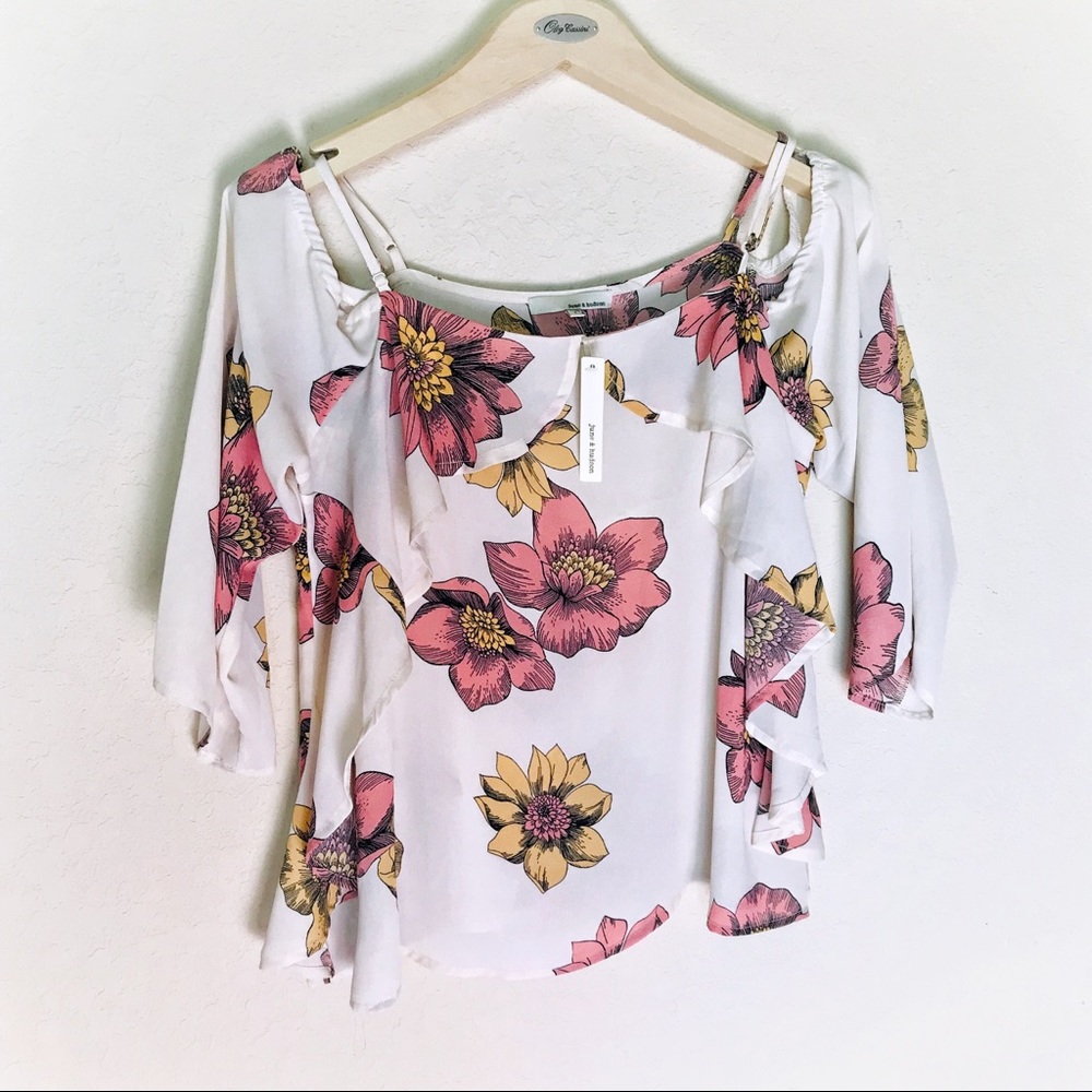 June and Hudson off the shoulder blouse size L